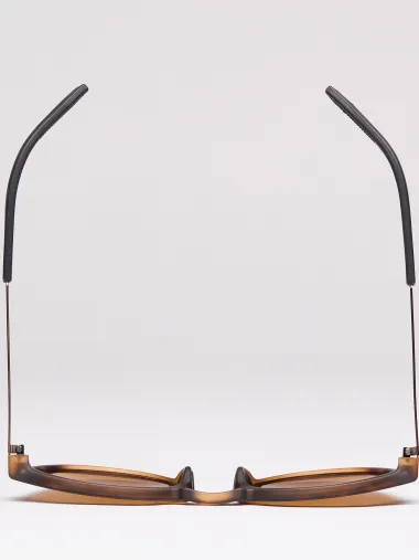 Lunettes EKOI Racing LIFESTYLE RONDES Tortoise Marron dégradé