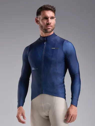 Maillot manches longues EKOI Perf TIE & DYE Marine