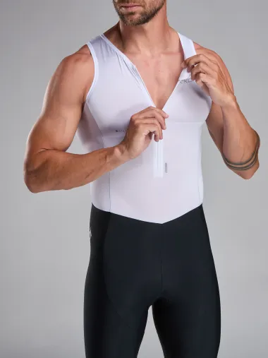 Combinaison triathlon EKOI Perf SLEEVELESS Blanc