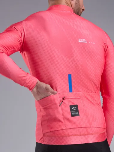 Maillot manches longues EKOI Perf TIE & DYE Corail