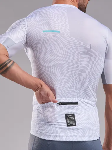 Maillot EKOI Perf GRAPHIC Blanc