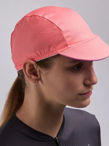 Casquette vélo femme EKOI Perf Orange