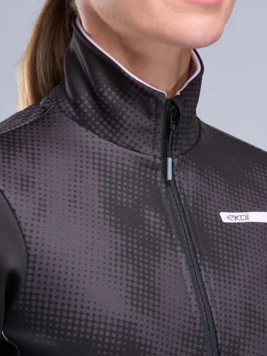 Veste thermique femme EKOI Perf TIE & DYE Noir