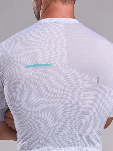 Maillot EKOI Perf GRAPHIC Blanc