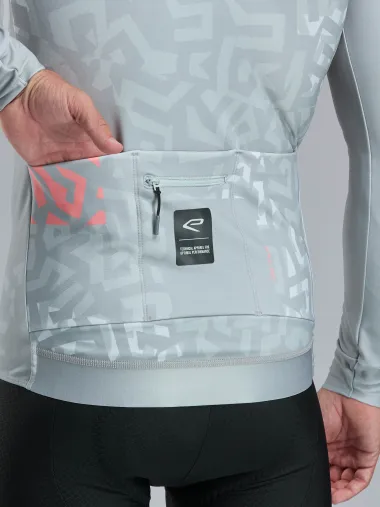 Maillot manches longues EKOI Perf GRAFFITI Gris
