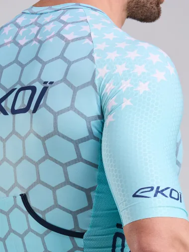Combinaison triathlon EKOI Racing GRAPHENE Azur