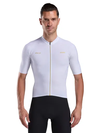 Maillot EKOI Racing BRADLEY WIGGINS Blanc