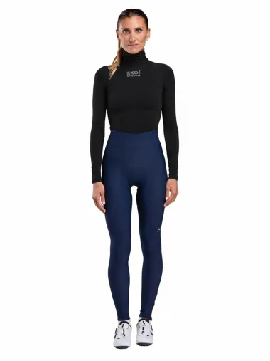 Collant femme Hydrofuge EKOI Perf GEL POWER sans bretelles Marine