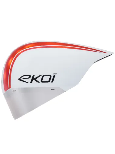 Casque EKOI Racing PURE AERO LTD IRONMAN Mirror Cat2 Blanc