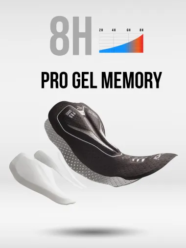 Cuissard EKOI Perf GEL MEMORY Rouge