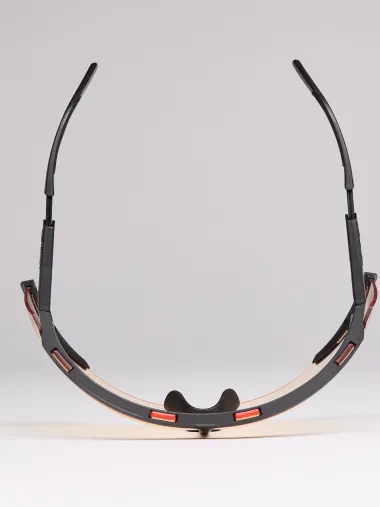 Lunettes EKOI Racing S-AERO Noir Silver ZEISS AR Rouge Cat0