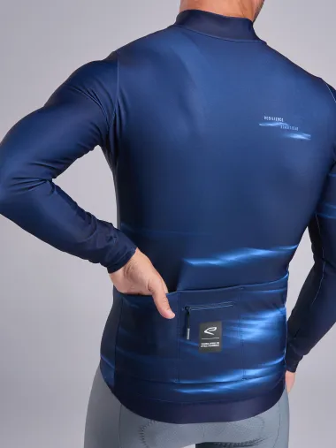 Maillot manches longues EKOI Perf RESILIENCE Marine