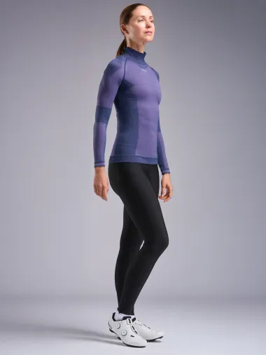 Sous maillot femme hiver EKOI Perf THERMO Col haut Purple