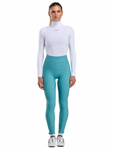 Collant femme Hydrofuge EKOI Perf GEL POWER sans bretelles Vert Azur