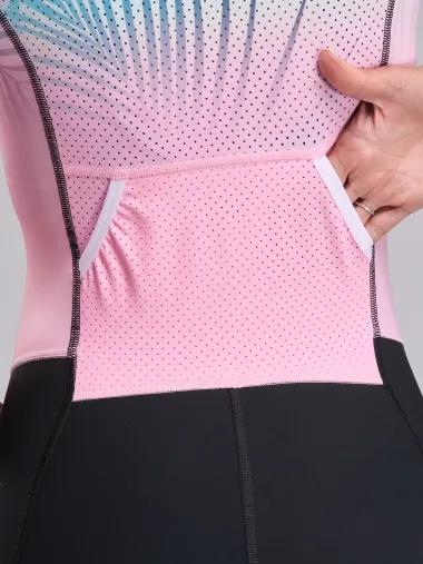 Combinaison triathlon femme EKOI Perf OASIS Rose