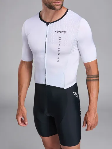 Combinaison triathlon EKOI Perf LINEAR Blanc