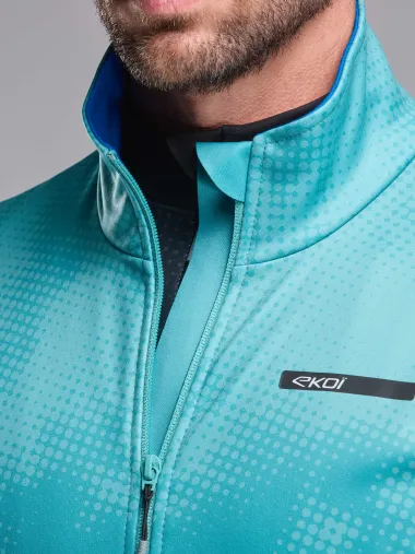 Veste thermique EKOI Perf TIE & DYE Vert Azur