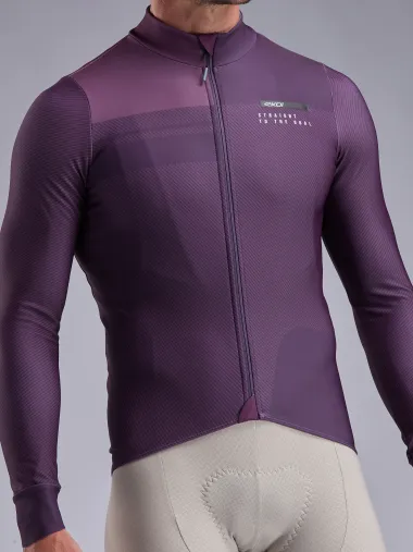 Maillot manches longues EKOI Perf SHADES Prune