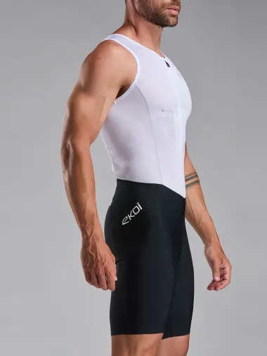 Combinaison triathlon EKOI Perf SLEEVELESS Blanc