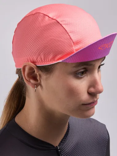Casquette vélo femme EKOI Perf Orange