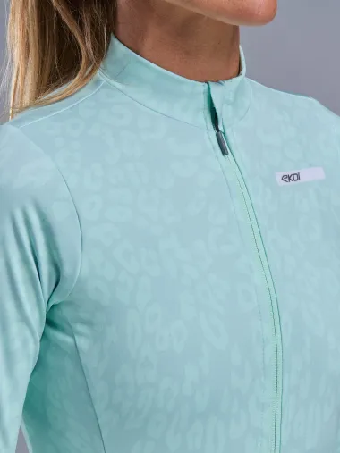 Maillot manches longues femme EKOI Perf LEO Sauge
