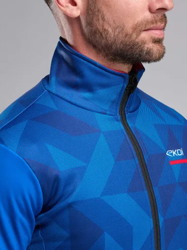 Veste thermique EKOI POLYGONE Bleu
