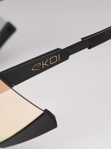 Lunettes EKOI Racing S-AERO Noir Gold ZEISS Super Copper Cat2
