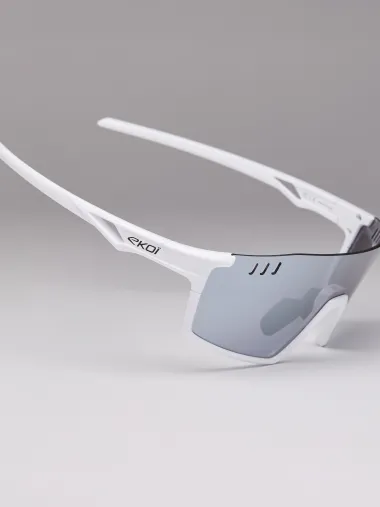 Lunettes EKOI VISION Blanc Mirror Cat3