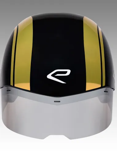 Casque EKOI Racing PURE AERO Mirror Cat2 Noir Holo Gold