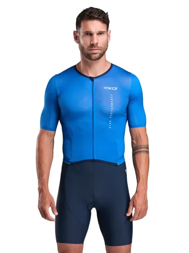 Combinaison triathlon EKOI Perf LINEAR Bleu