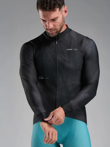 Maillot manches longues EKOI Perf TIE & DYE Noir