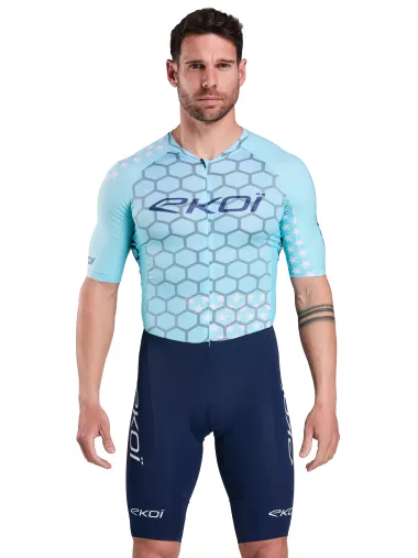 Combinaison triathlon EKOI Racing GRAPHENE Azur