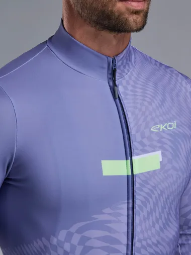 Maillot manches longues EKOI Perf GRAPHIC Violet