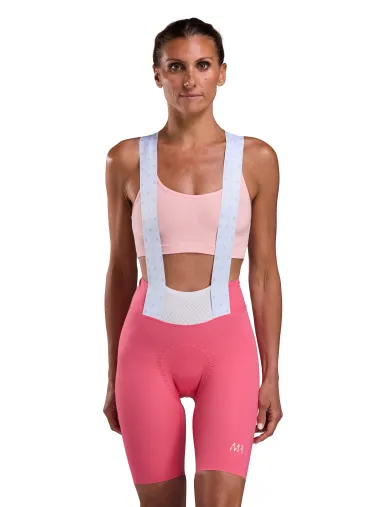 Cuissard femme EKOI Racing MARION ROUSSE Rose