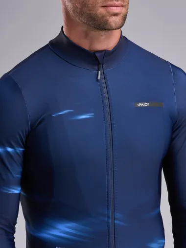 Maillot manches longues EKOI Perf RESILIENCE Marine