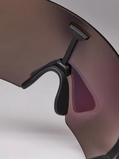 Lunettes EKOI Racing AEROLITE Noir Silver REVO Rouge Cat3