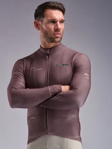 Maillot manches longues EKOI Perf RESILIENCE Marron