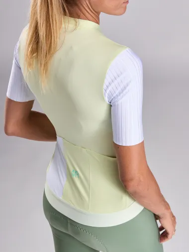 Maillot femme EKOI Racing MARION ROUSSE Lime