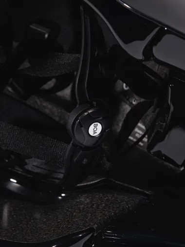 Casque EKOI Racing PURE AERO Mirror Cat2 Blanc Holo Gold