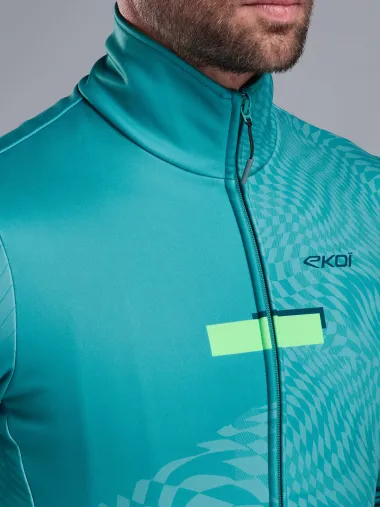 Veste thermique EKOI Perf GRAPHIC Vert Azur