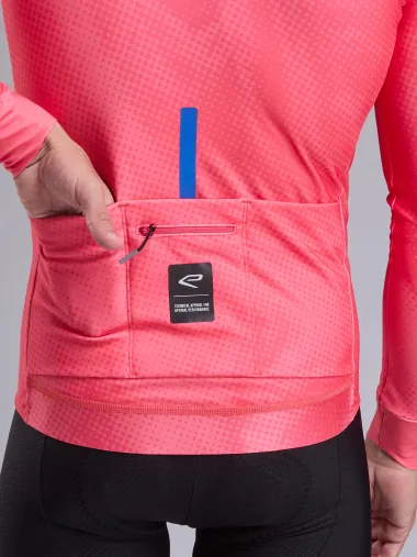 Maillot manches longues EKOI Perf TIE & DYE Corail