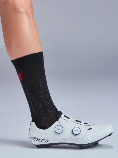 Chaussettes hiver EKOI Perf CARBON FIBER PRIMALOFT 18 cm