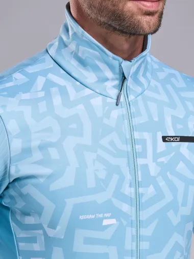 Veste thermique EKOI Perf GRAFFITI Ciel
