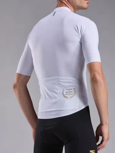 Maillot EKOI Racing BRADLEY WIGGINS Blanc