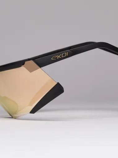 Lunettes EKOI Racing S-AERO Noir Gold ZEISS Super Copper Cat2