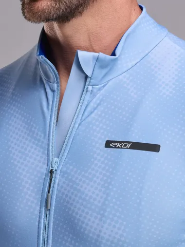 Maillot manches longues EKOI Perf TIE & DYE Ciel