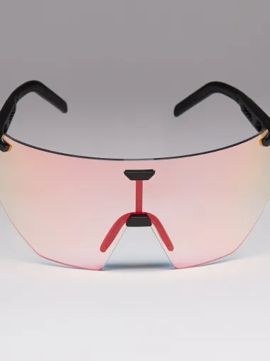 Lunettes EKOI Racing AEROLITE Noir Silver PH LIGHT Rouge Cat1-3