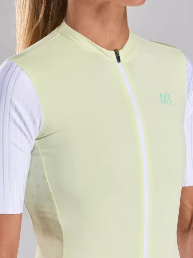 Maillot femme EKOI Racing MARION ROUSSE Lime