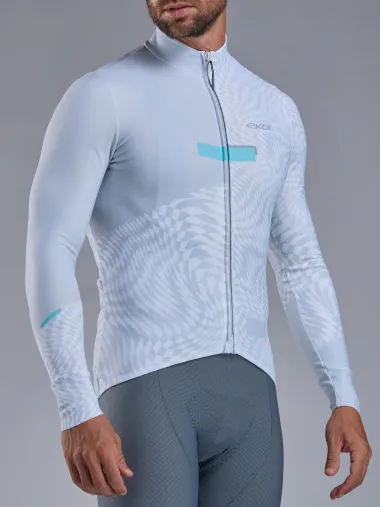Maillot manches longues EKOI Perf GRAPHIC Blanc