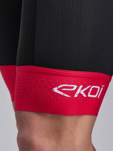 Cuissard EKOI Perf GEL MEMORY Rouge